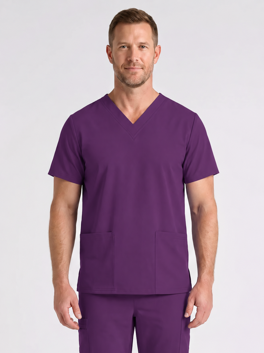 Men's Cura DualPocket Scrub Top