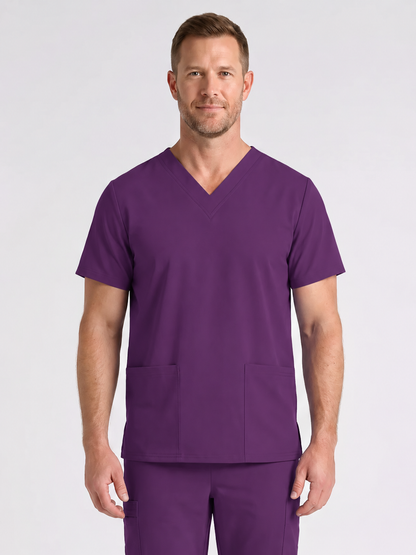 Men's Cura DualPocket Scrub Top