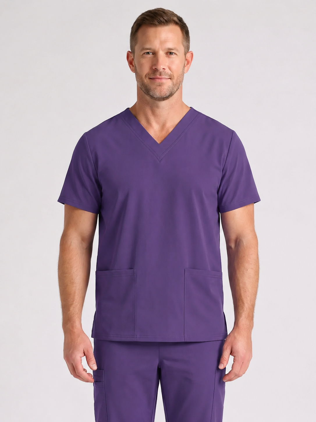 Men's Cura DualPocket Scrub Top