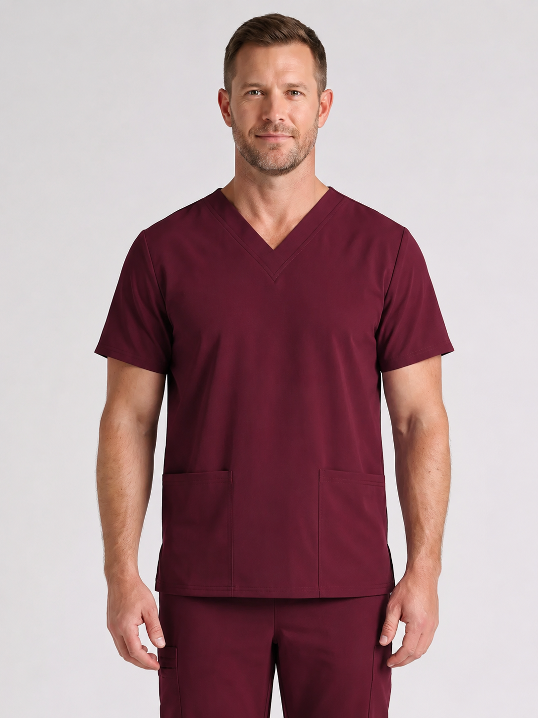 Men's Cura DualPocket Scrub Top