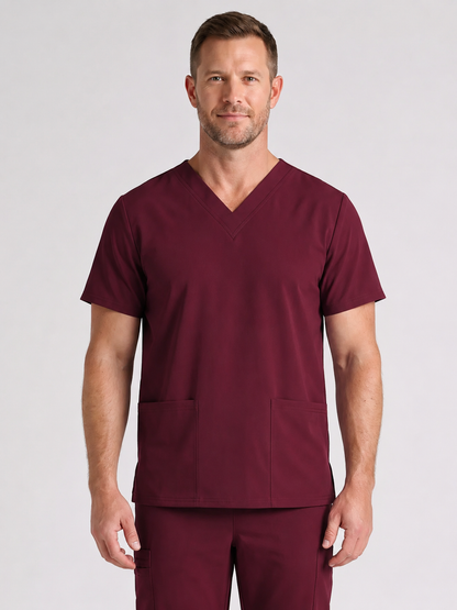 Men's Cura DualPocket Scrub Top