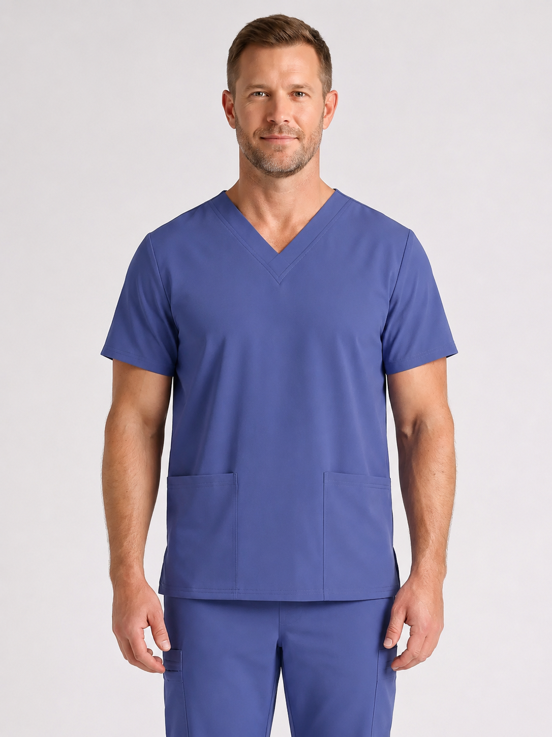 Men's Cura DualPocket Scrub Top