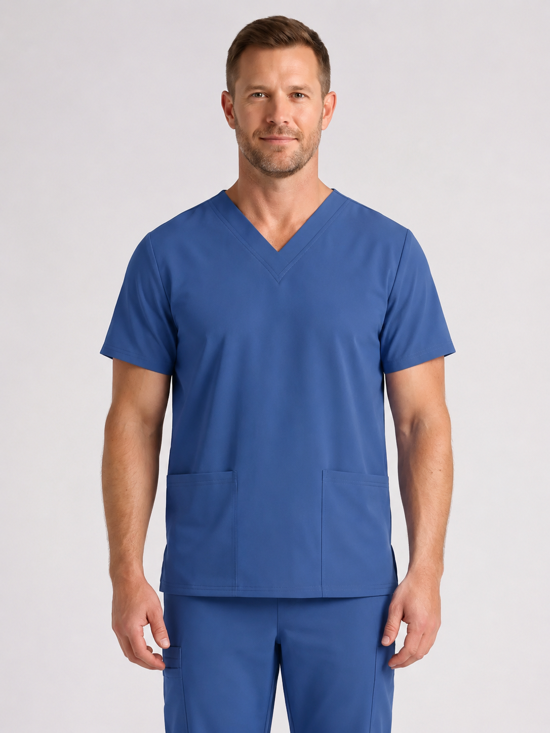 Men's Cura DualPocket Scrub Top
