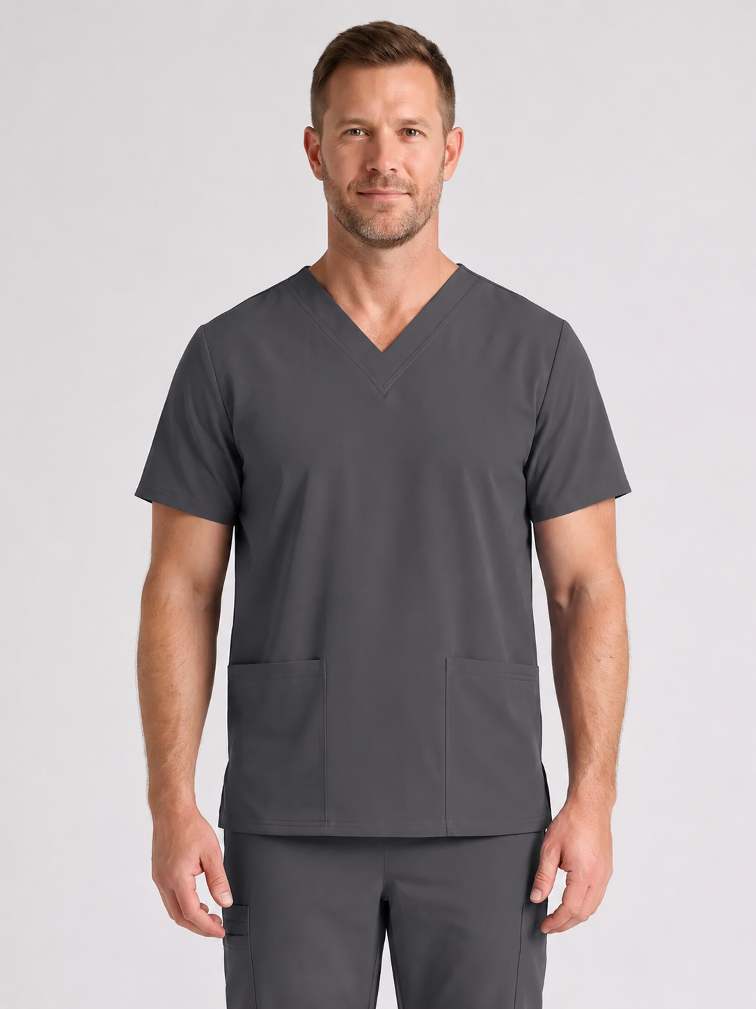 Men's Cura DualPocket Scrub Top