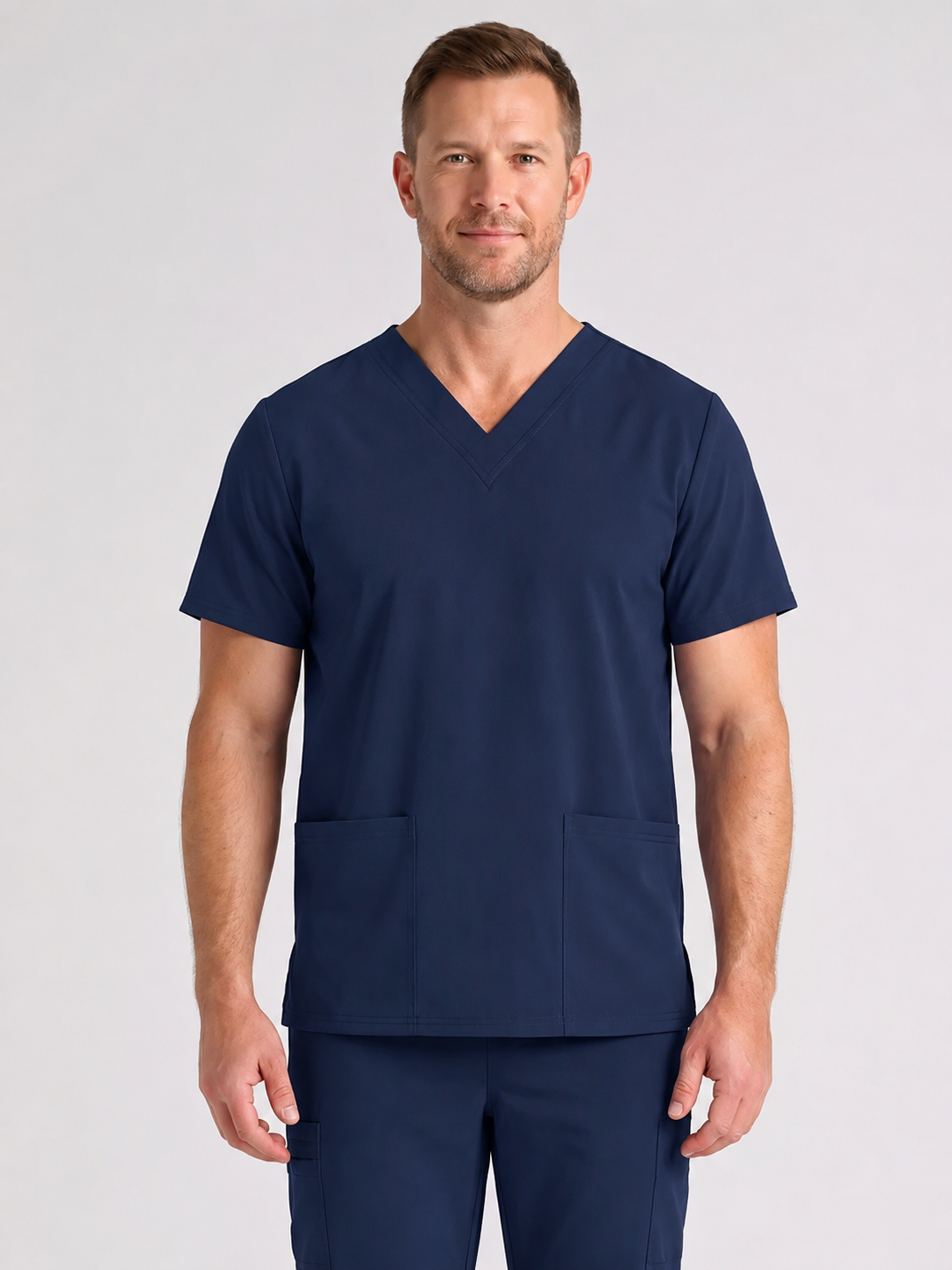 Men's Cura DualPocket Scrub Top