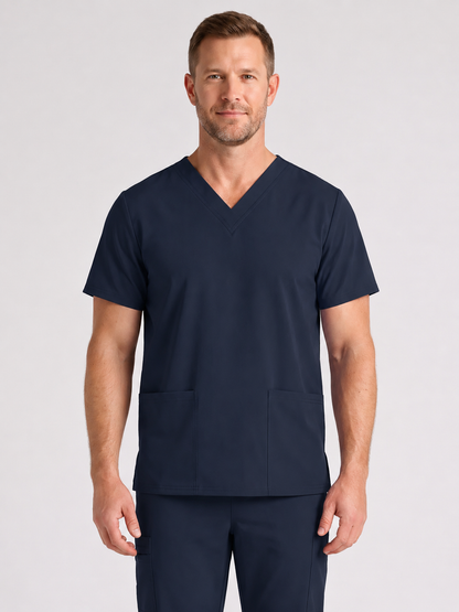 Men's Cura DualPocket Scrub Top