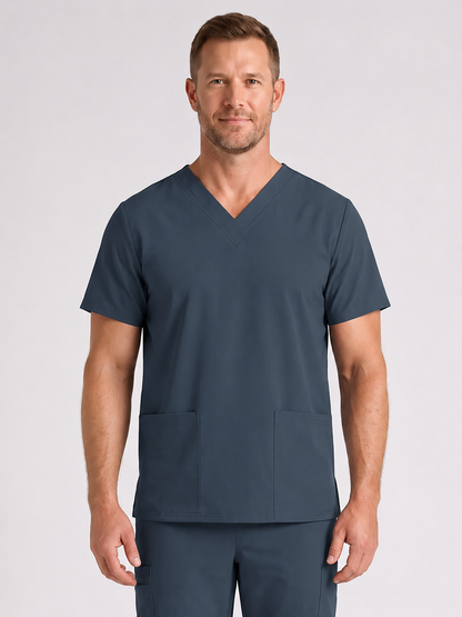 Men's Cura DualPocket Scrub Top