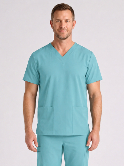 Men's Cura DualPocket Scrub Top
