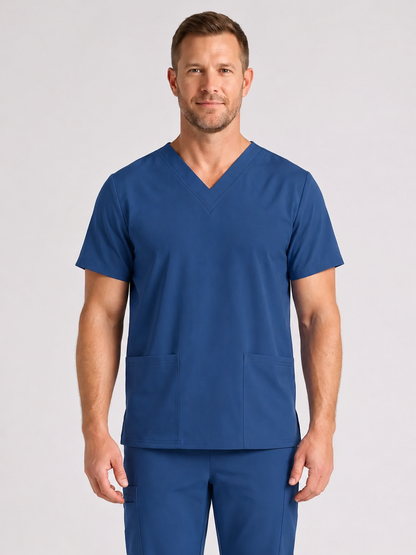 Men's Cura DualPocket Scrub Top