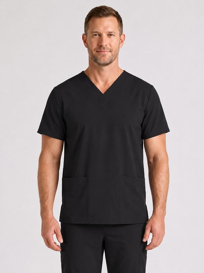 Men's Cura DualPocket Scrub Top
