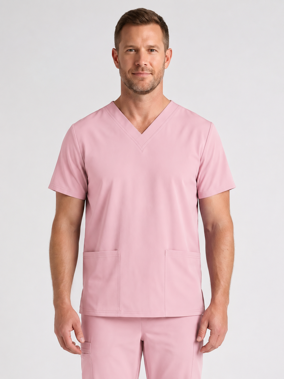 Men's Cura DualPocket Scrub Top