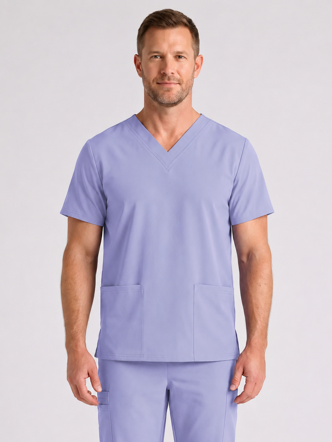 Men's Cura DualPocket Scrub Top