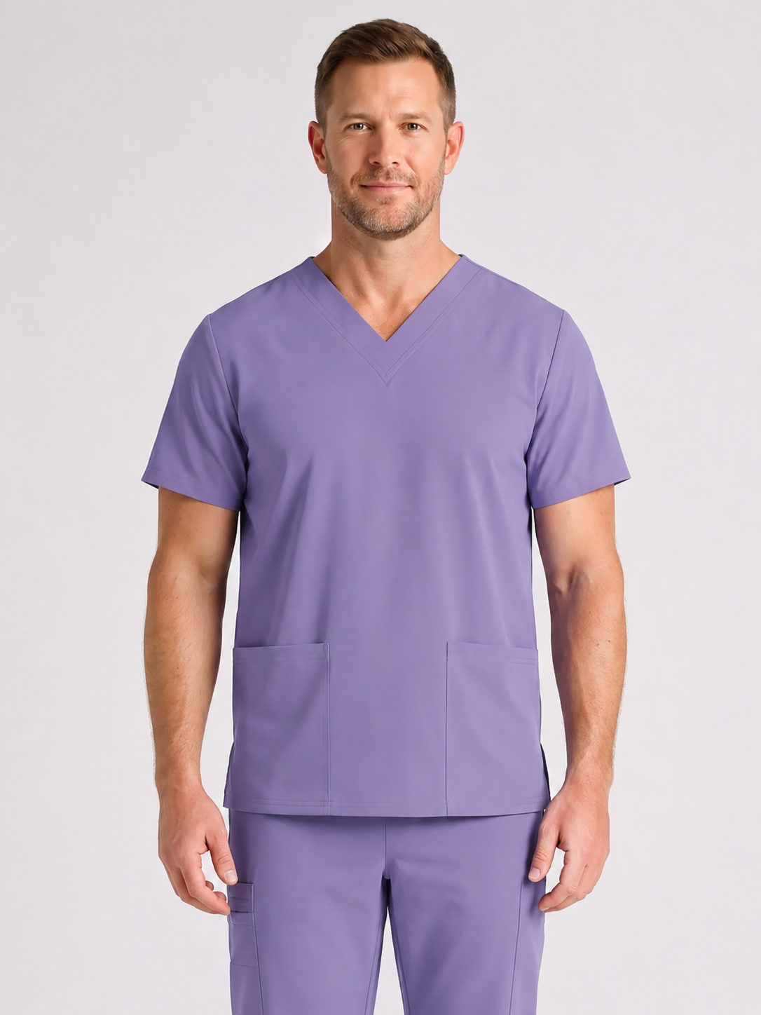 Men's Cura DualPocket Scrub Top