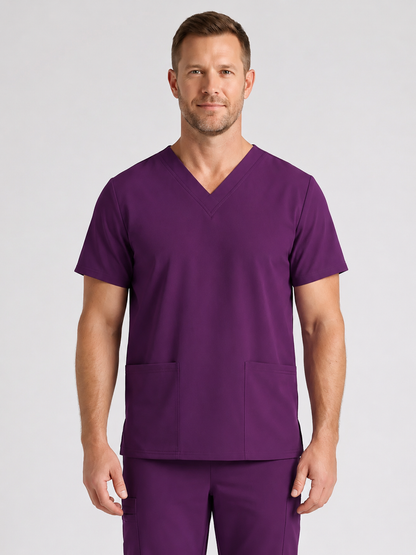 Men's Cura DualPocket Scrub Top