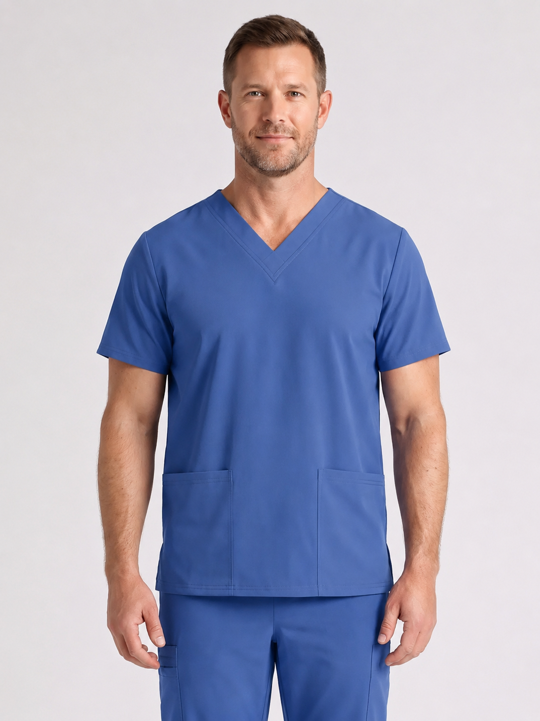 Men's Cura DualPocket Scrub Top