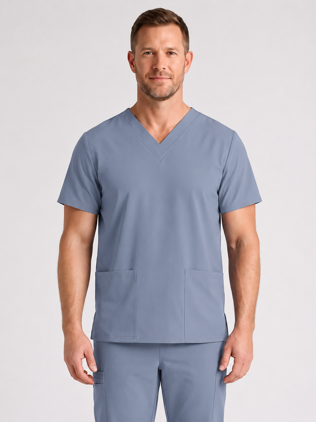 Men's Cura DualPocket Scrub Top