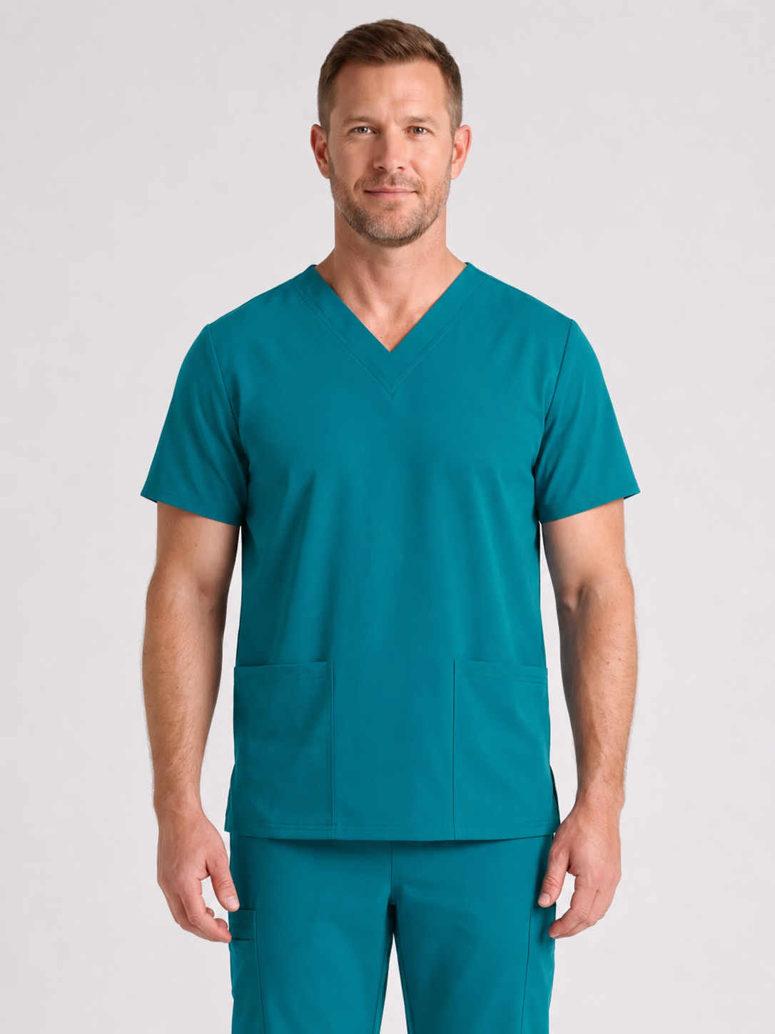 Men's Cura DualPocket Scrub Top