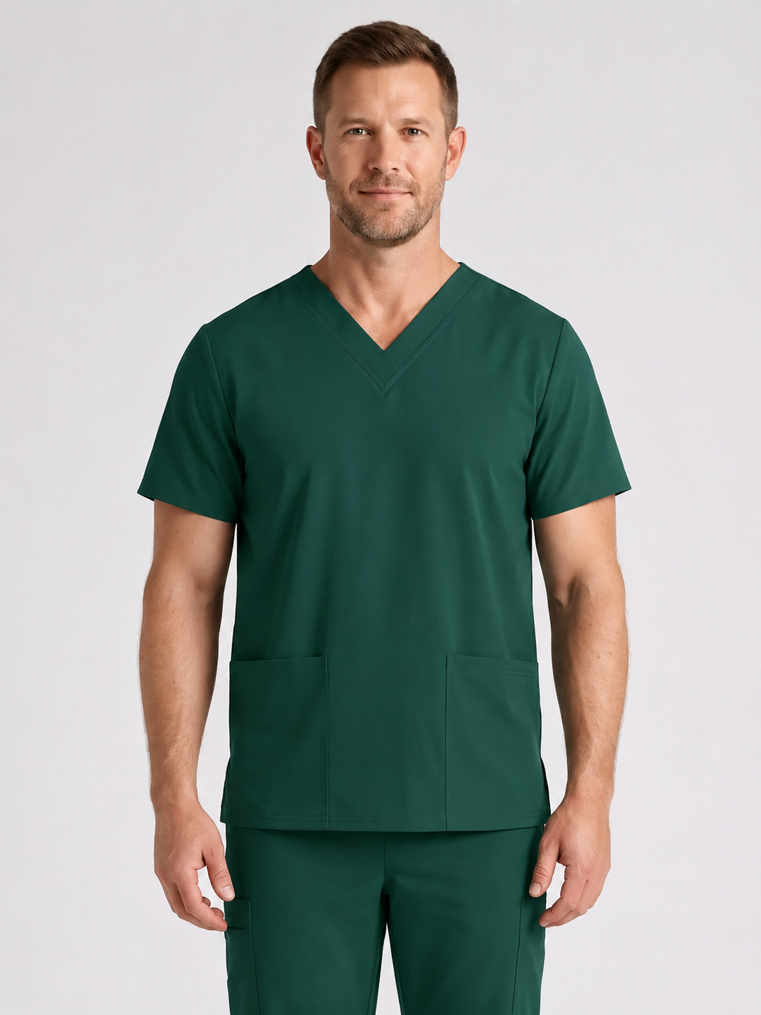 Men's Cura DualPocket Scrub Top