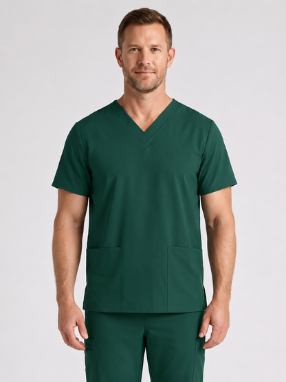 Men's Cura DualPocket Scrub Top