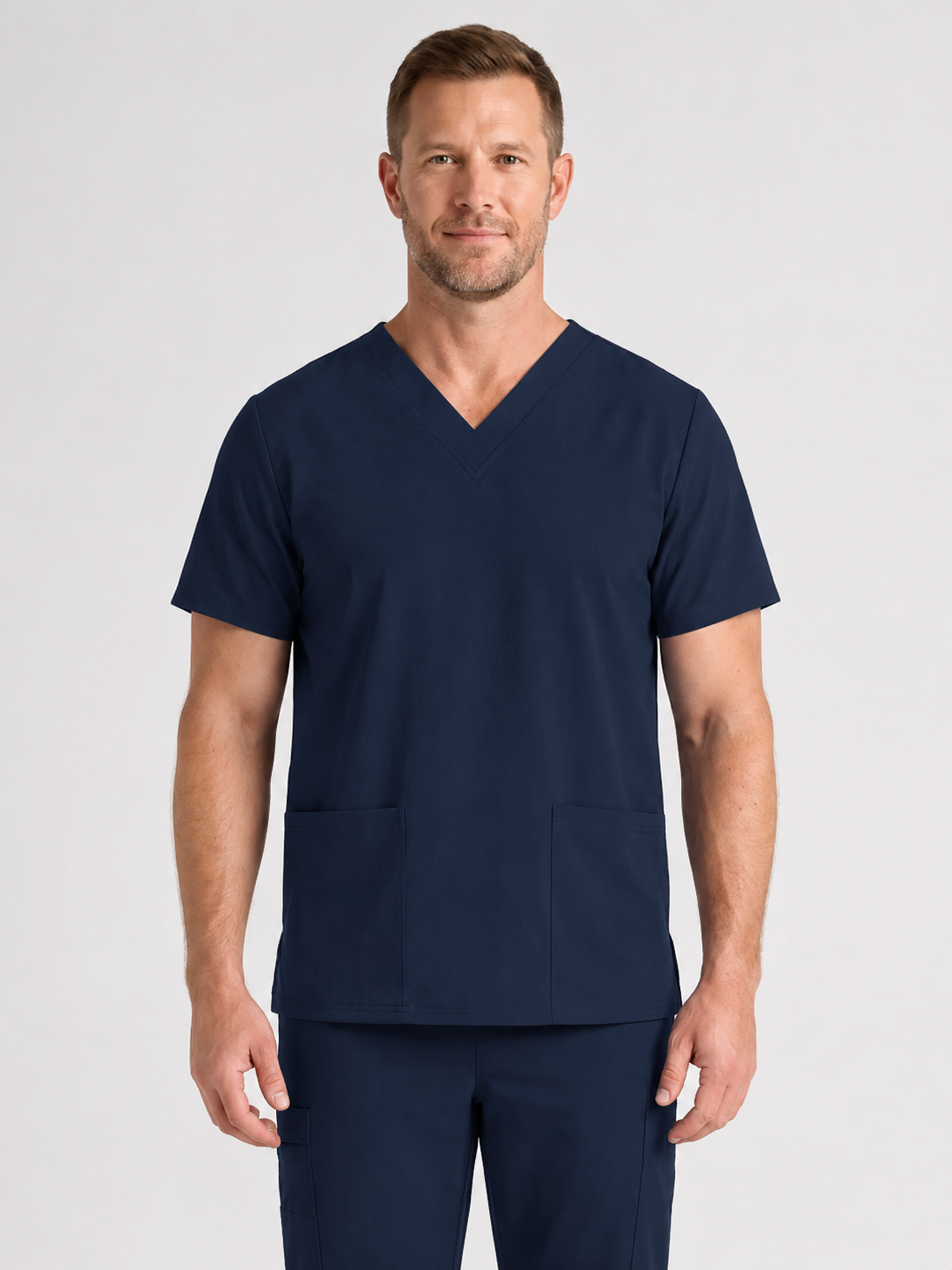 Men's Cura DualPocket Scrub Top