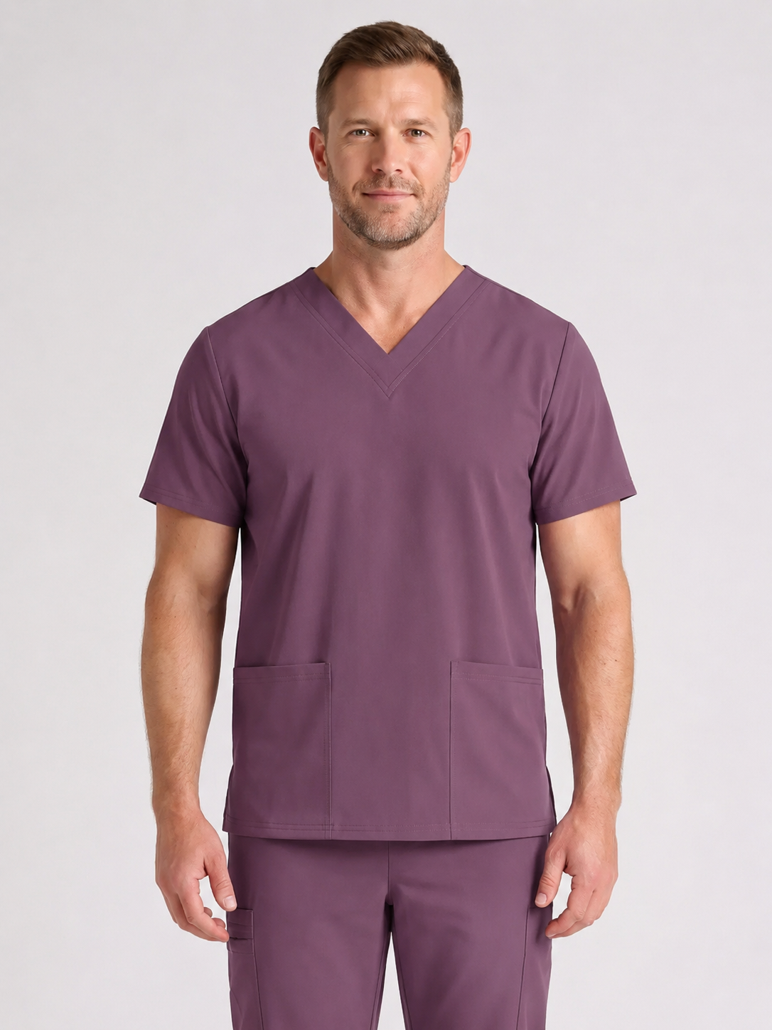 Men's Cura DualPocket Scrub Top