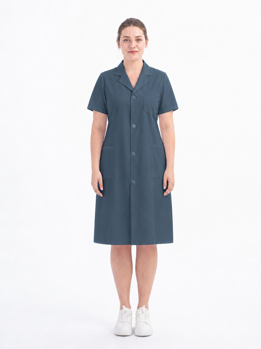 Women's Altair Classic Lab Coat - Aegis Coat Indigo Blue