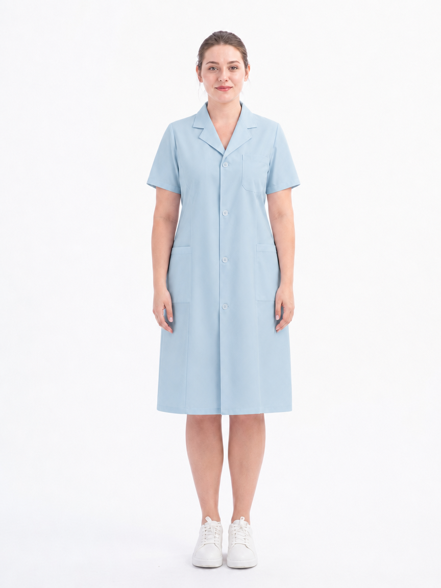 Women's Altair Classic Lab Coat - Cotura Light Blue