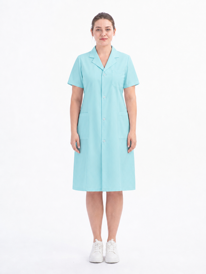 Women's Altair Classic Lab Coat - Cotura Aqua Green