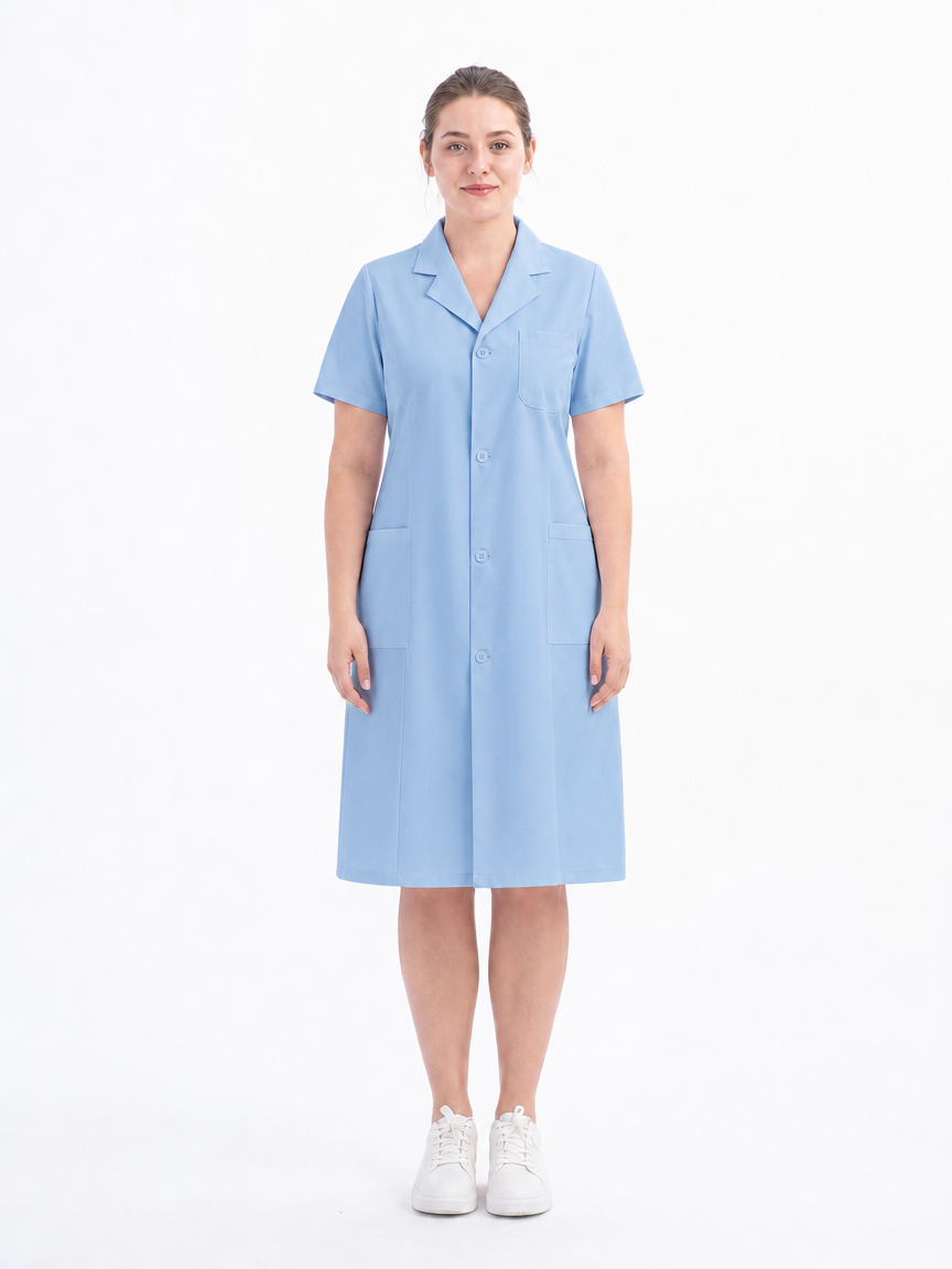 Women's Altair Classic Lab Coat - Cotura Steel Blue