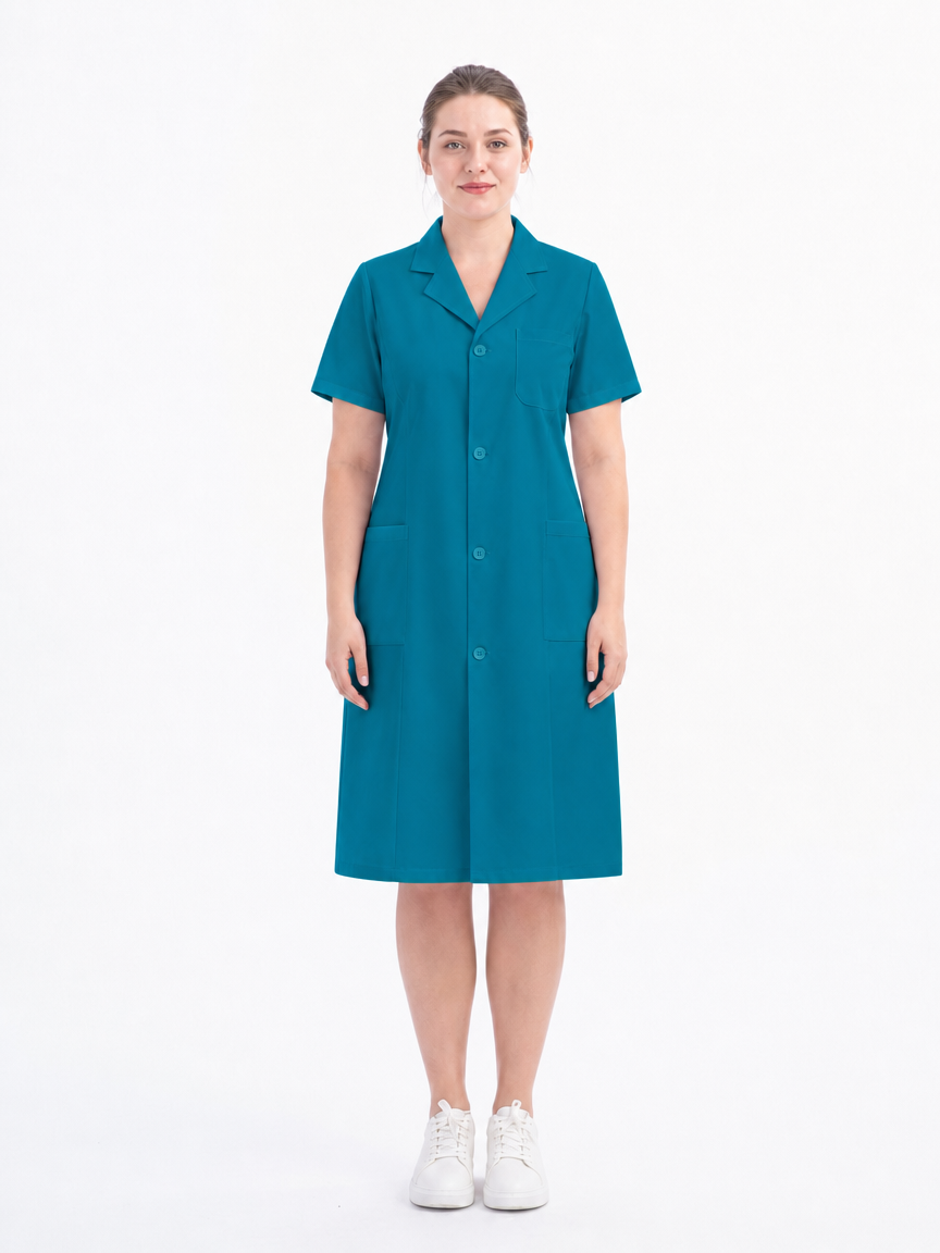 Women's Altair Classic Lab Coat - Cotura Teal