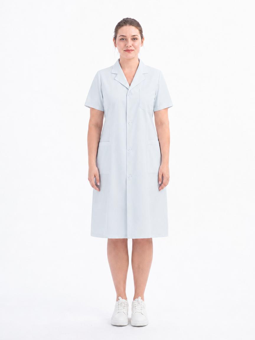 Women's Altair Classic Lab Coat - Vela White
