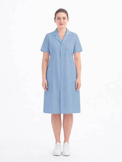 Women's Altair Classic Lab Coat - Vela Medium Blue