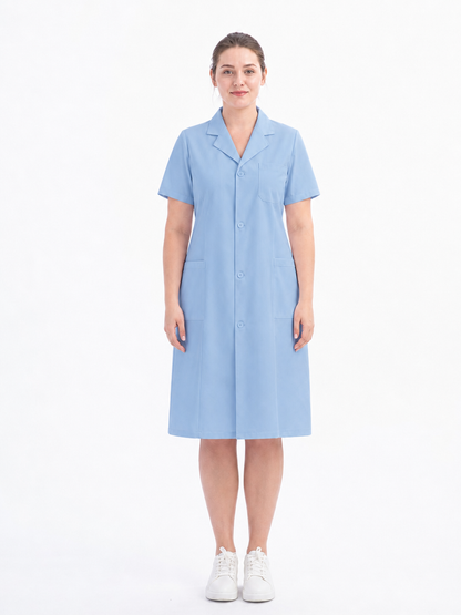 Women's Altair Classic Lab Coat - Vela Steel Blue