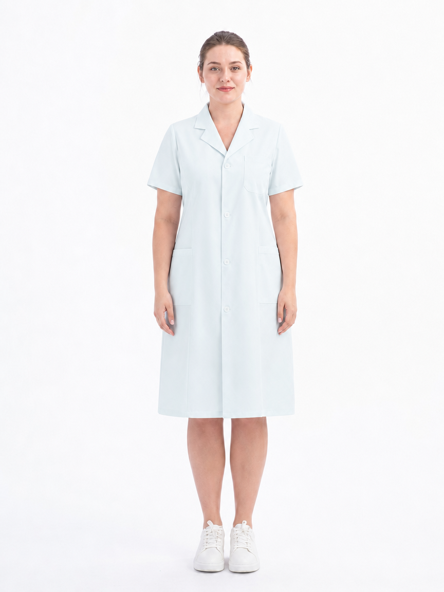 Women's Altair Classic Lab Coat - Targa White