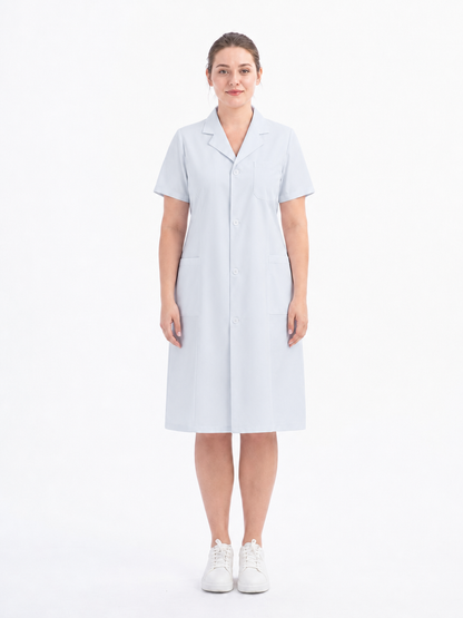 Women's Altair Classic Lab Coat - Silvex White