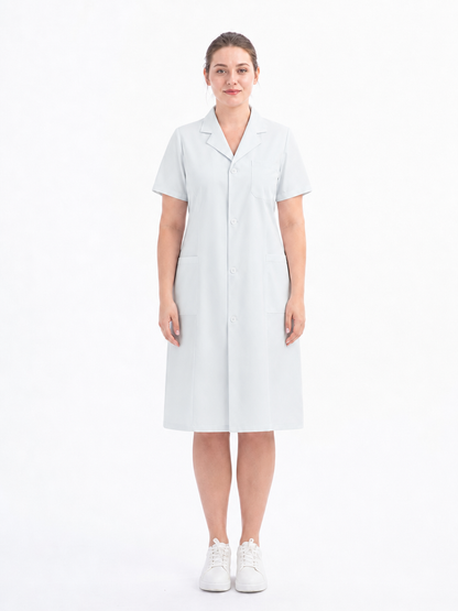 Women's Altair Classic Lab Coat - Silvex Off White