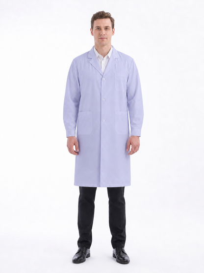 Men's Altair Classic Long Sleeve Lab Coat - Aegis Coat Light Purple