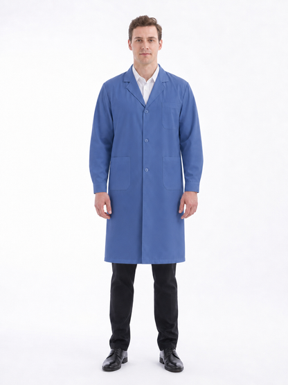 Men's Altair Classic Long Sleeve Lab Coat - Aegis Coat Blue Violet