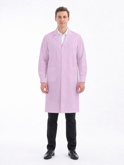 Men's Altair Classic Long Sleeve Lab Coat - Cotura Mauve