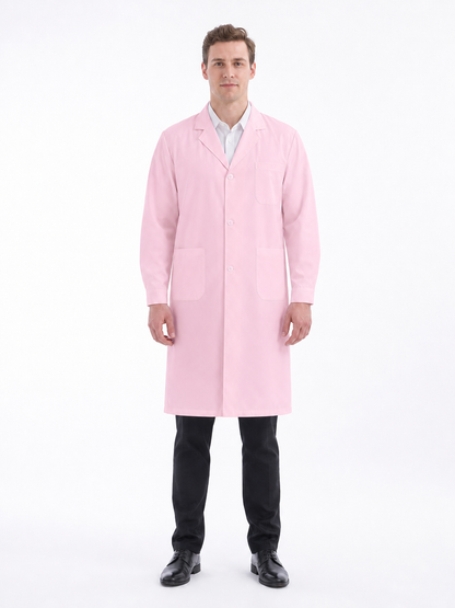 Men's Altair Classic Long Sleeve Lab Coat - Vela Pink
