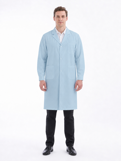 Men's Altair Classic Long Sleeve Lab Coat - Vela Blue