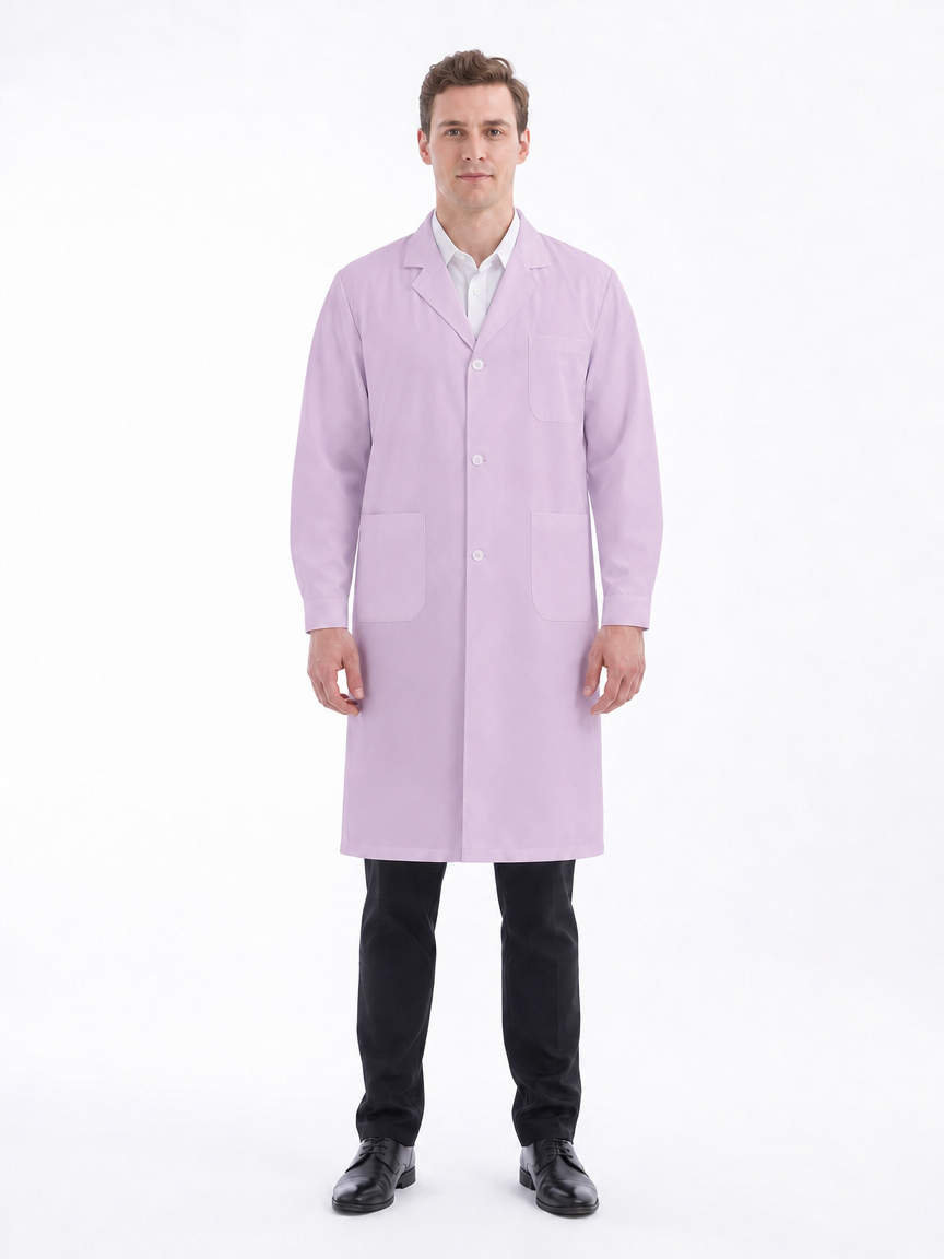 Men's Altair Classic Long Sleeve Lab Coat - Vela Mauve