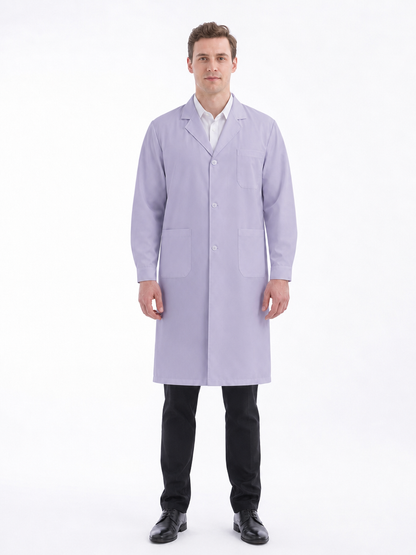 Men's Altair Classic Long Sleeve Lab Coat - Vela Light Purple