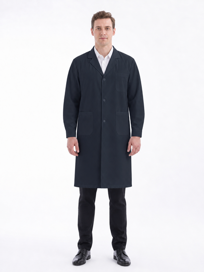Men's Altair Classic Long Sleeve Lab Coat - Vela Dark Teal