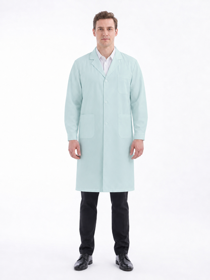 Men's Altair Classic Long Sleeve Lab Coat - Aegis Coat Light Green