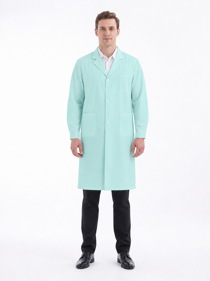 Men's Altair Classic Long Sleeve Lab Coat - Targa Light Green