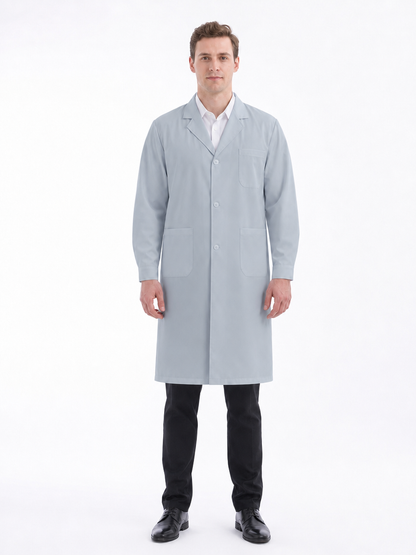 Men's Altair Classic Long Sleeve Lab Coat - Targa Gray