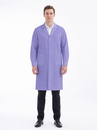 Men's Altair Classic Long Sleeve Lab Coat - Targa Lilac