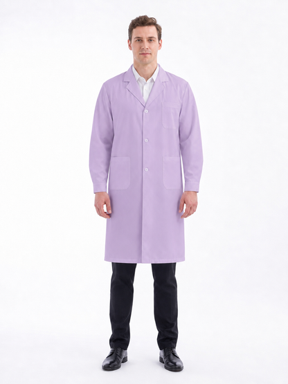 Men's Altair Classic Long Sleeve Lab Coat - Mova Light Purple