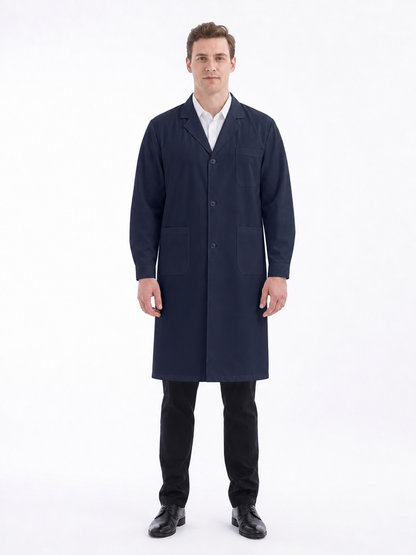 Men's Altair Classic Long Sleeve Lab Coat - Silvex Dark Teal